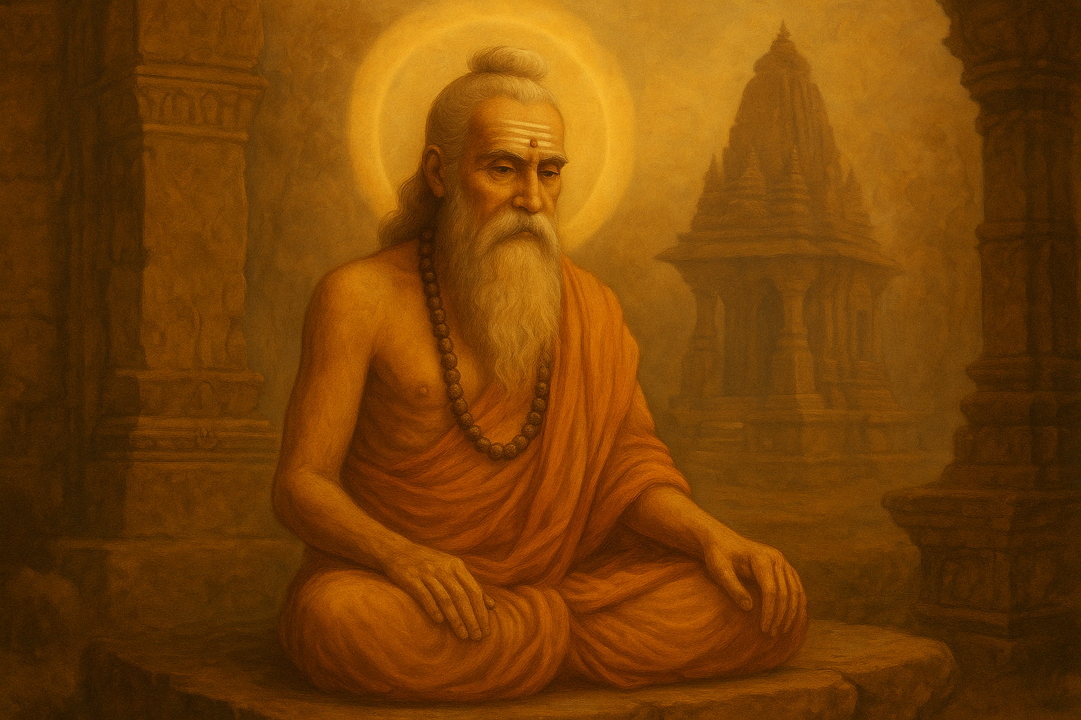 Kashyapa in meditation